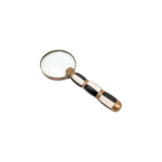 SANOMA BONE MINI MAGNIFIER - BLACK & WHITE