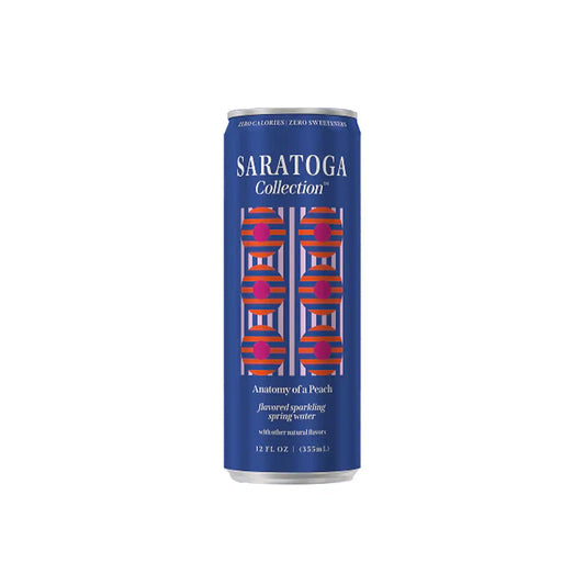 SARATOGA OLLECTION ANATOMY OF A PEACH SPARKLING WATER 335ml