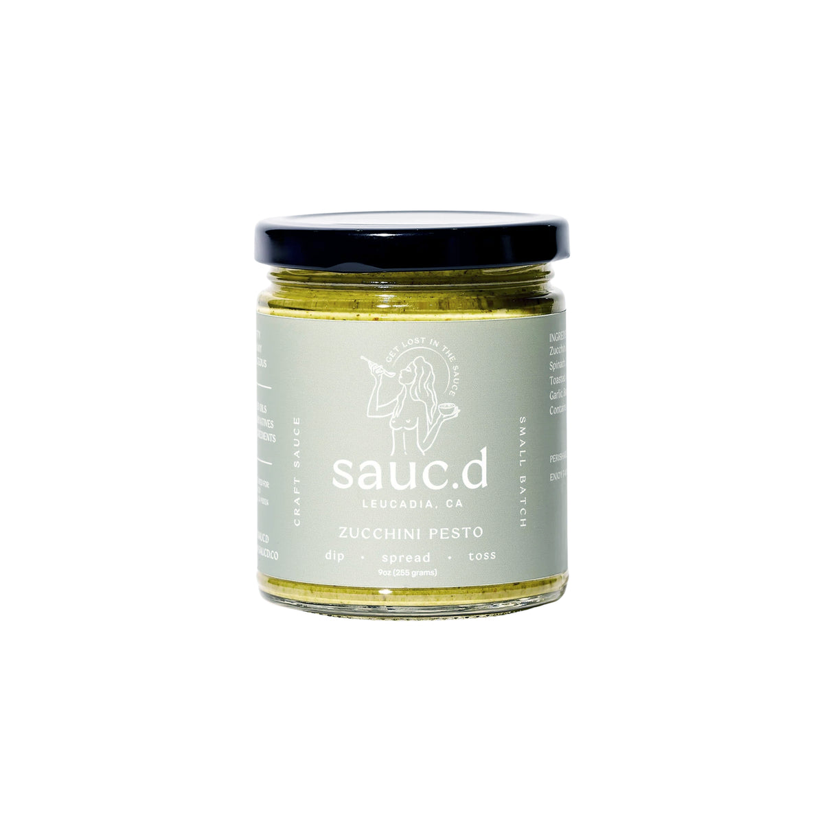 SAUC.D ZUCCHINI PESTO SPREAD 9oz