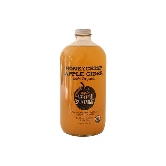 SAUK FARM HONEYCRISP APPLE CIDER 32oz