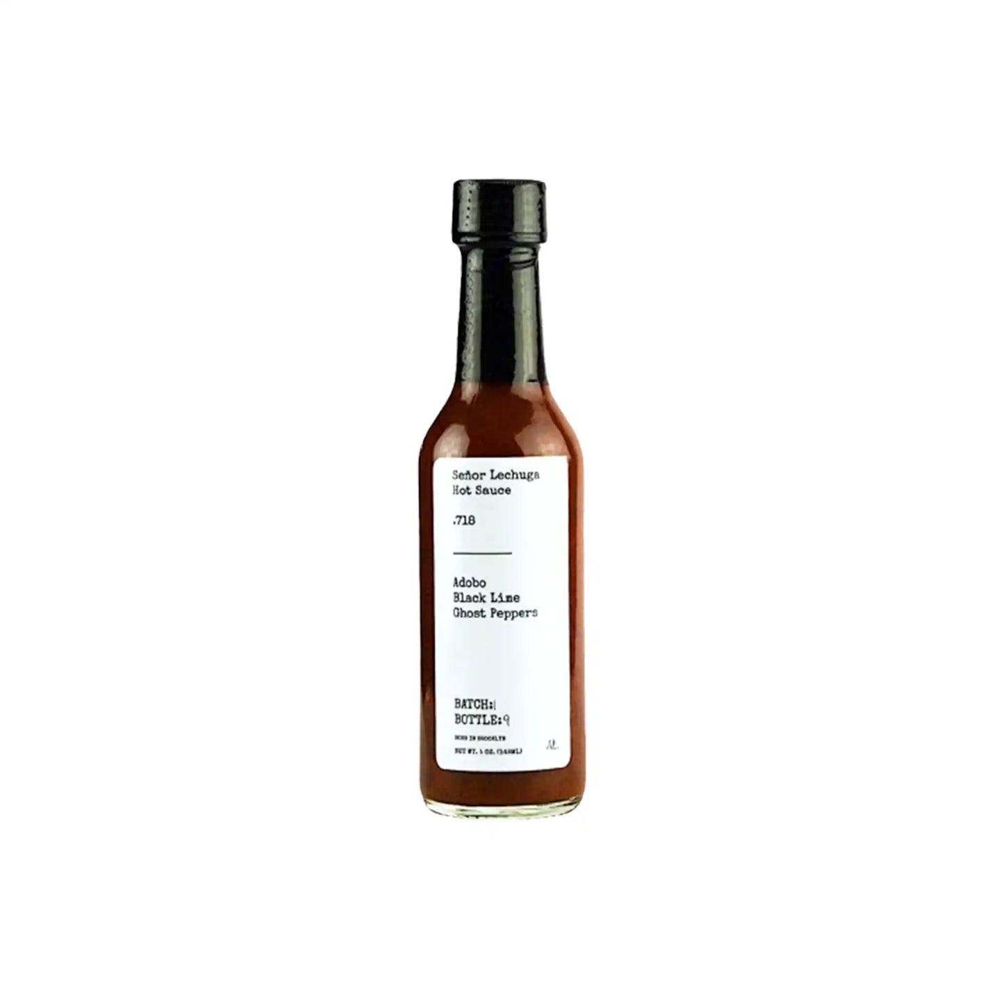 SENOR LECHUGA .718 ADOBO BLACK LIME GHOST PEPPERS 5oz