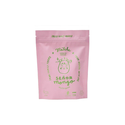 SEÑOR MANGO DRIED KENT MANGO SLICES DIPPED IN MATCHA 2.12oz