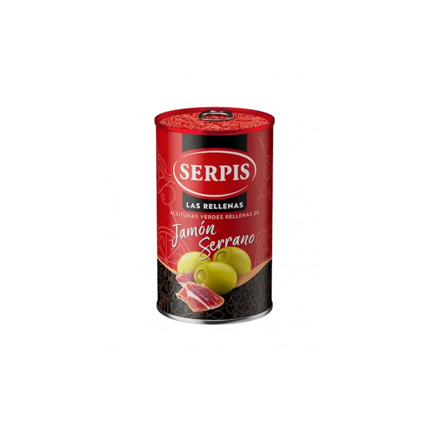 SERPIS OLIVES STUFFED WITH SERRANO HAM 130g