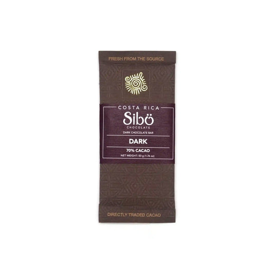 SIBO DARK CHOCOLATE BAR 70% 50g
