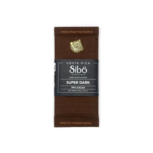 SIBO SUPER DARK CHOCOLATE BAR 99% 50g