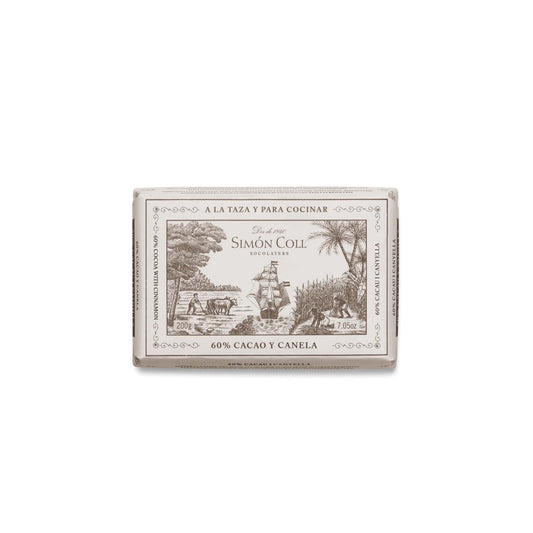 SIMON COLL CINNAMON HOT CHOCOLATE 60% 7oz