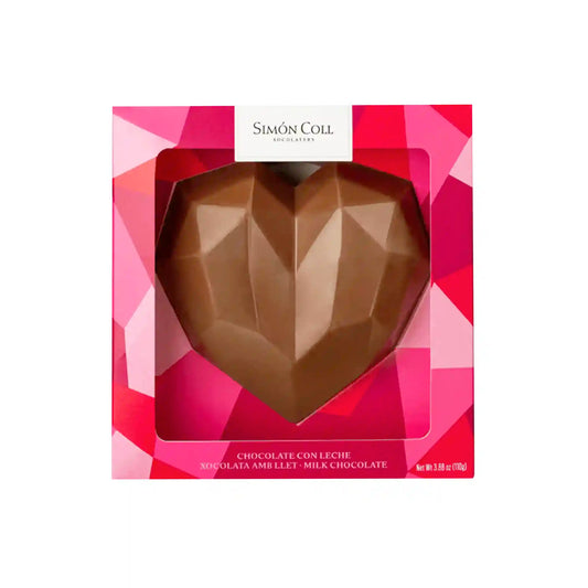 SIMON COLL MILK CHOCOLATE HEART BOX 110g