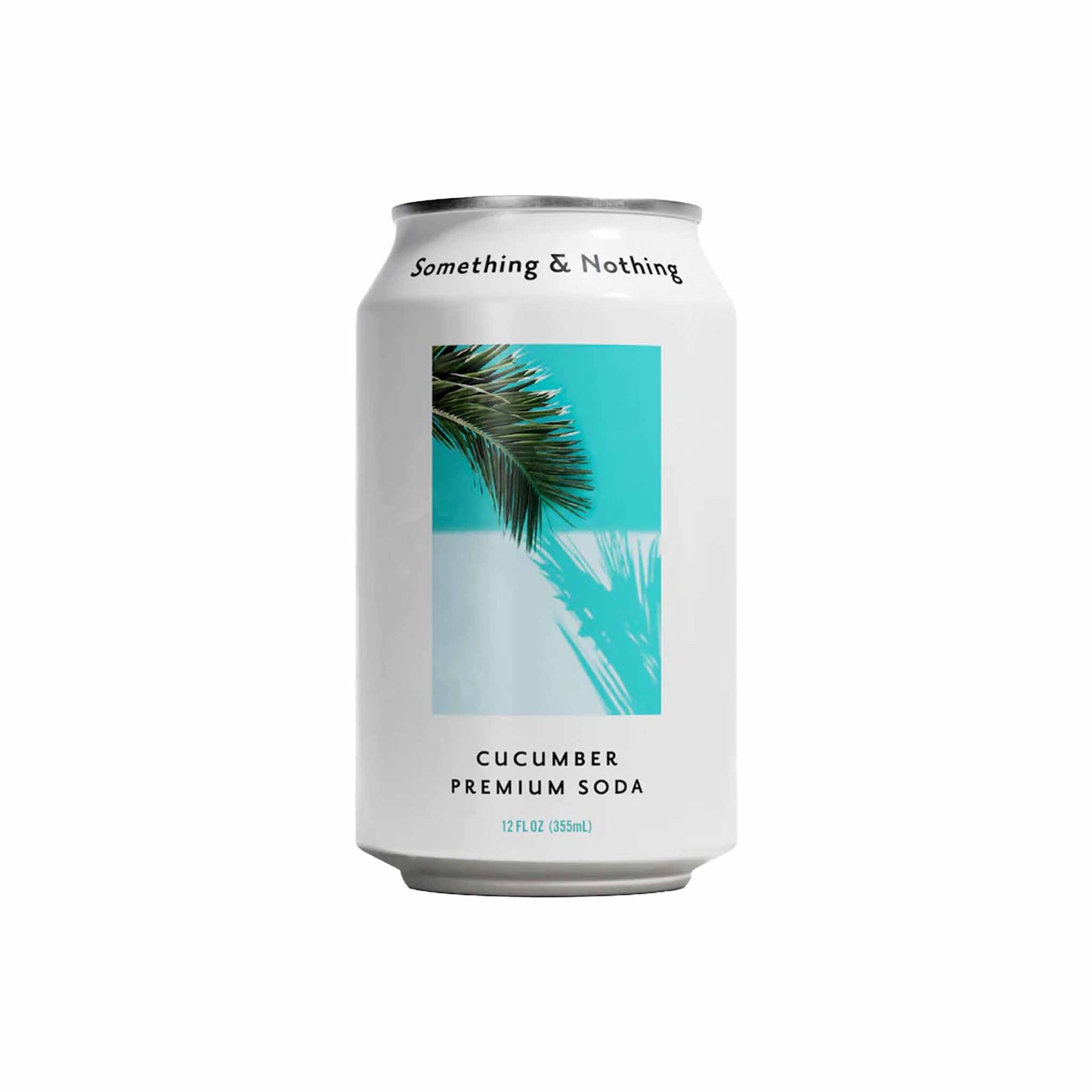 SOMETHING & NOTHING CUCUMBER SODA 12 fl oz