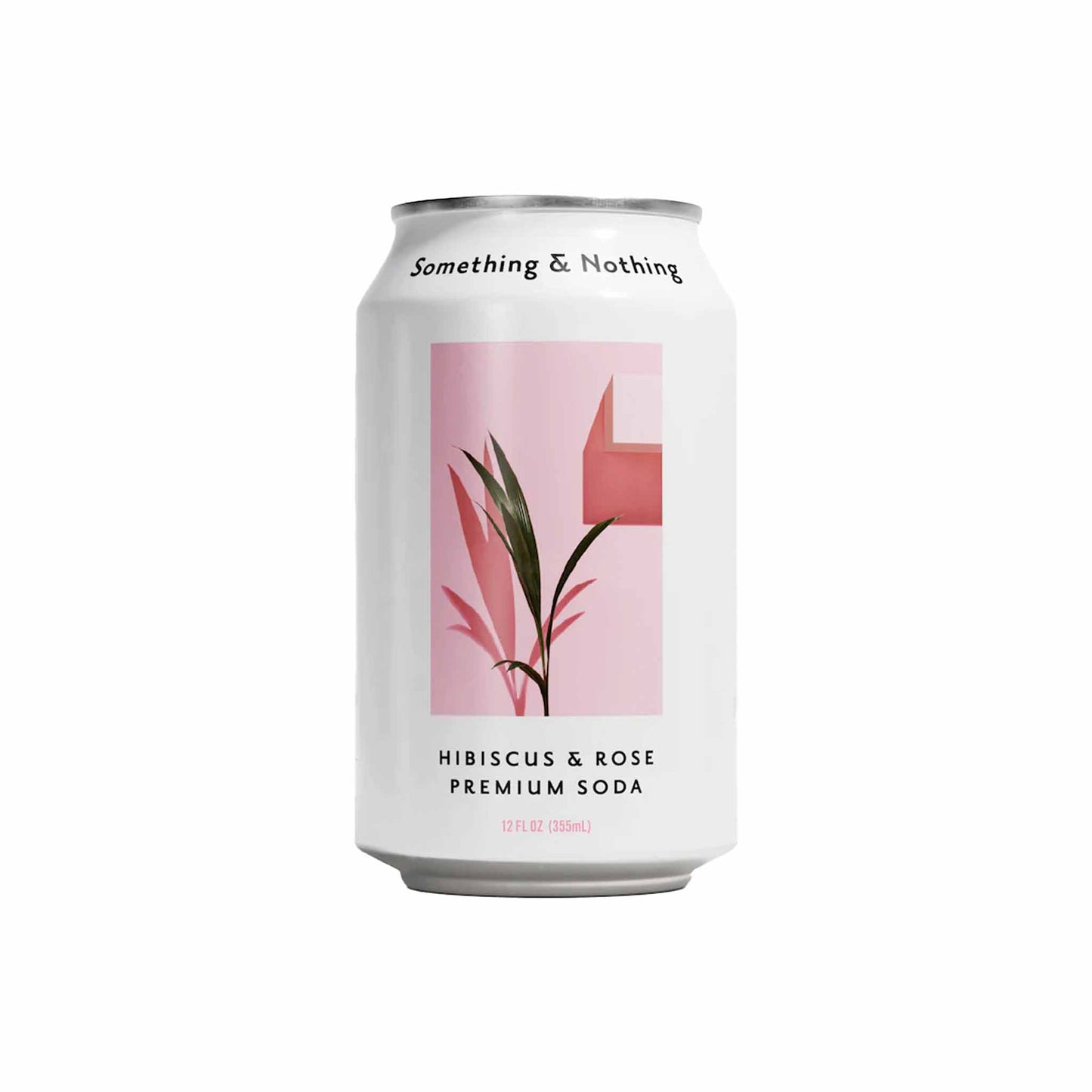SOMETHING & NOTHING HIBISCUS & ROSE SODA 12 fl oz