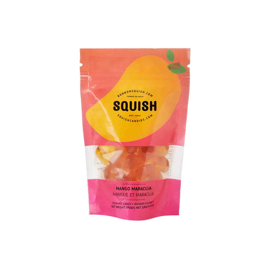 SQUISH MANGO MARACUJA VEGAN GUMMIES 120g