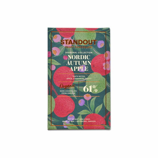 STANDOUT NORDIC AUTUMN APPLE 61% DARK CHOCOLATE 50g