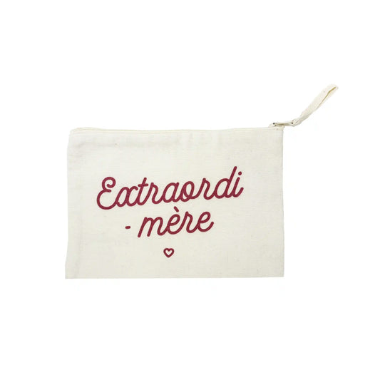 JUSTE UN TSHIRT "EXTRAORDI MERE" PENCIL CASE
