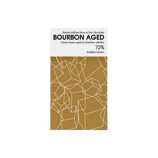 SVENSKA BOURBON AGED 72% DARK CHOCOLATE BAR 50g