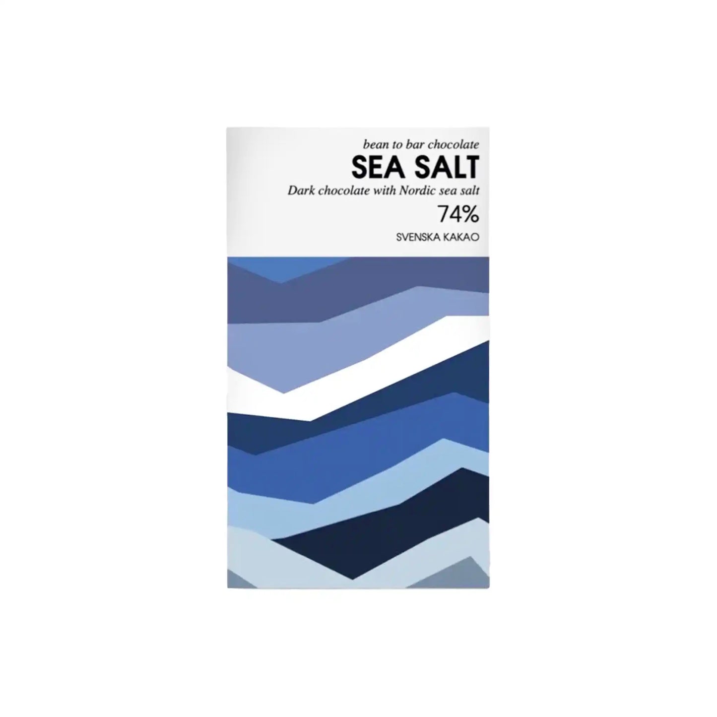 SVENSKA KAKAO 74% DARK CHOCOLATE WITH NORDIC SEA SALT 50g