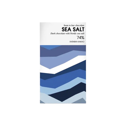 SVENSKA KAKAO 74% DARK CHOCOLATE WITH NORDIC SEA SALT 50g