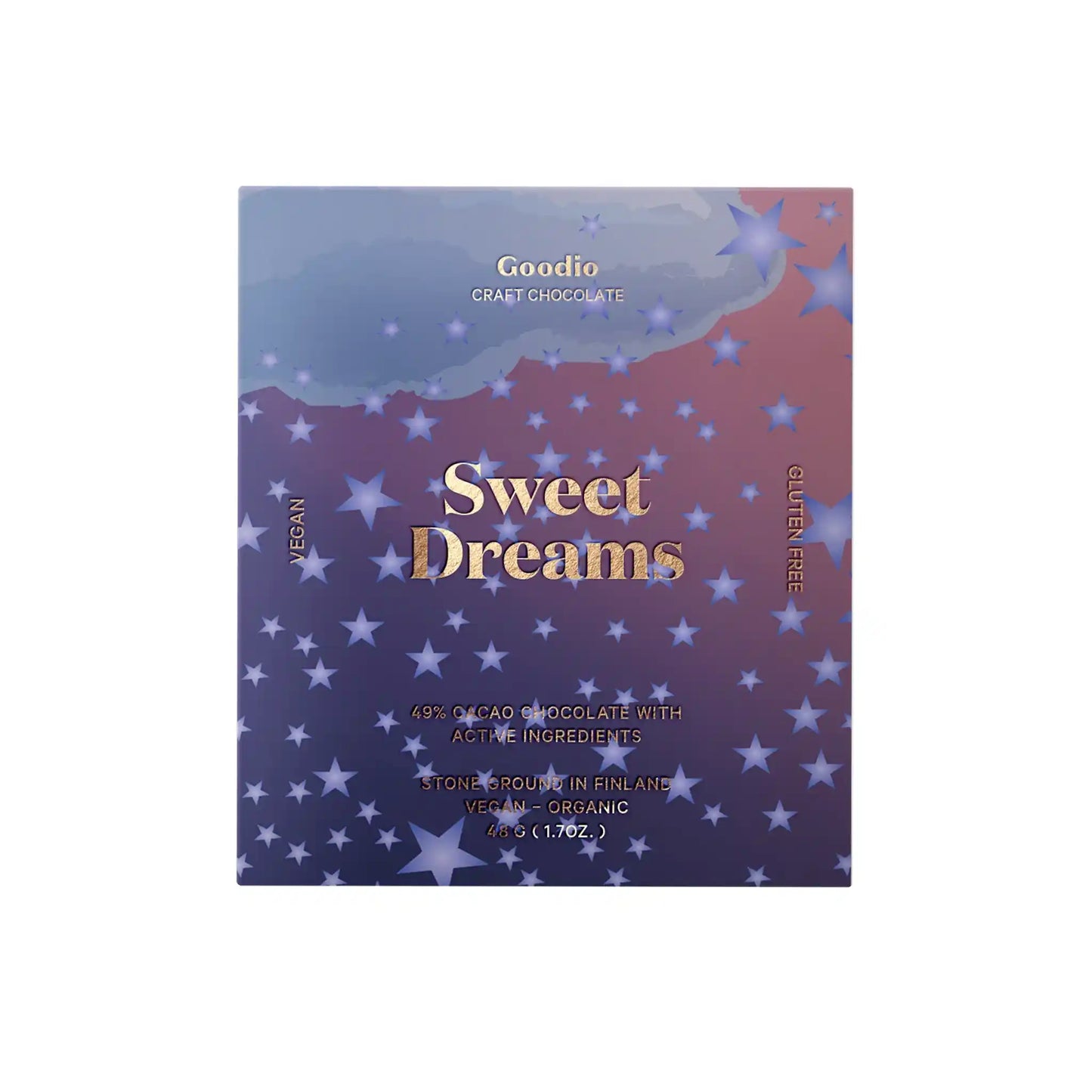 GOODIO SWEET DREAMS CHOCOLATE 49% 48g