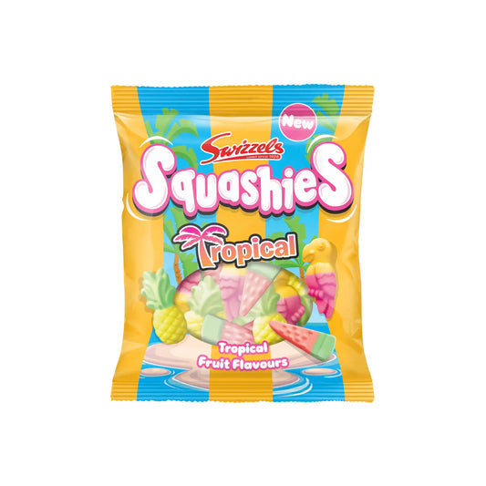SWIZZELS SQUASHIES TROPICAL FRUIT GUMMIES 100g
