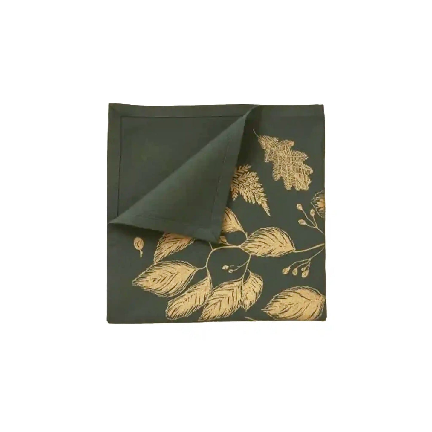 SYLVIE THIRIEZ FORÊT ENCHANTÉE PRINTED NAPKIN - VERT