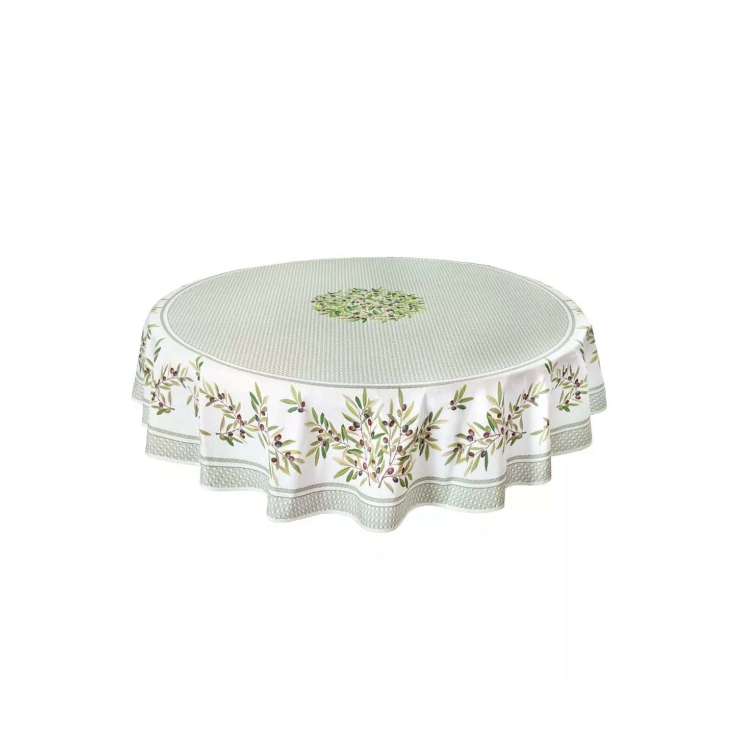 TISSUS TOSELLI NYONS COTTON TABLECLOTH - AMANDE (70")