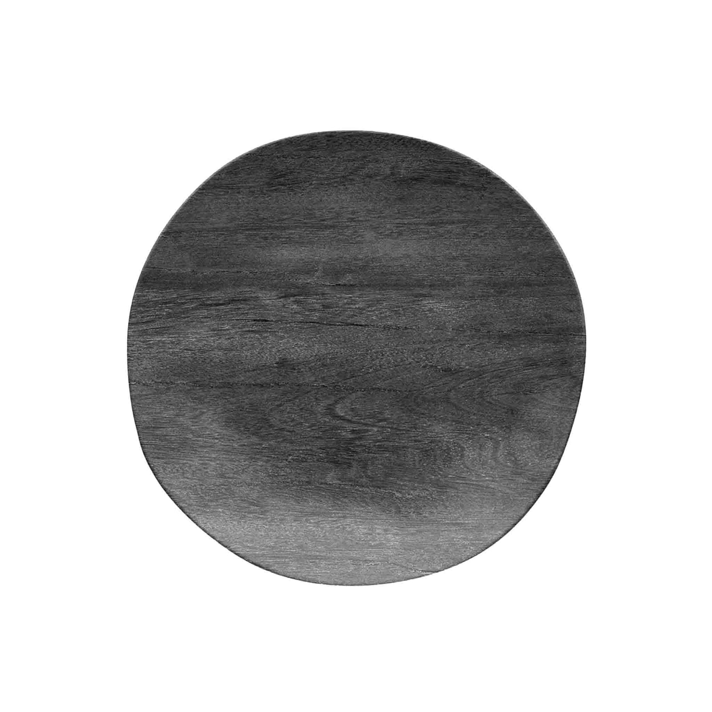 TARHONG FAUX REAL BLACKENED WOOD SALAD PLATE