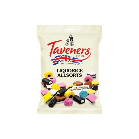 TAVENERS LICORICE ALLSORTS 165g