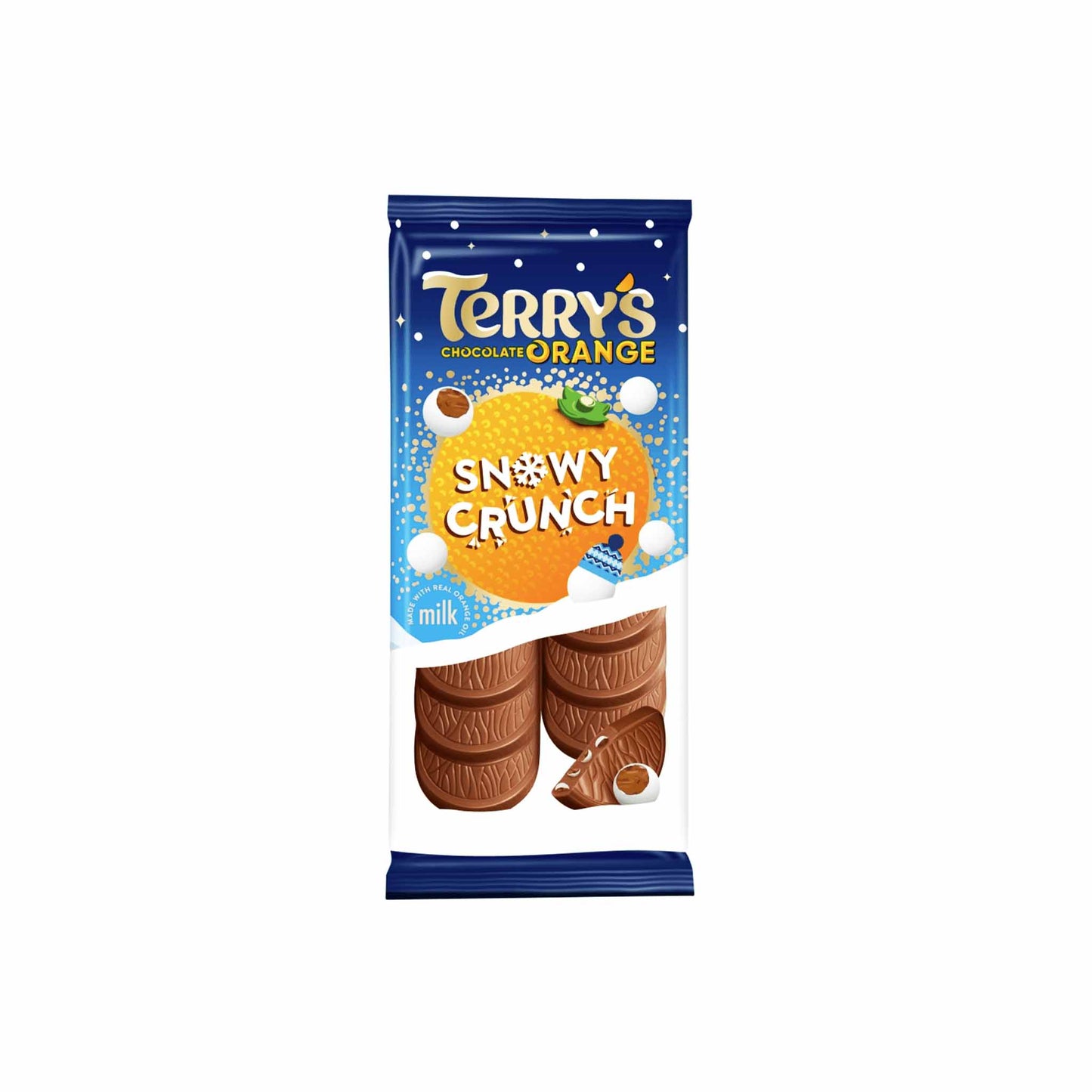 TERRY'S CHOCOLATE ORANGE SNOWY CRUNCH BAR 90g