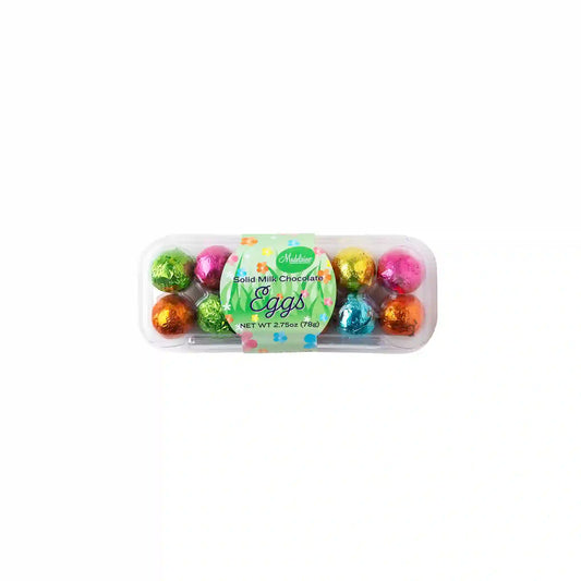 THE MADELAINE CHOCOLATE COMPANY SOLID MILK CHOCOLATE EGG CRATE