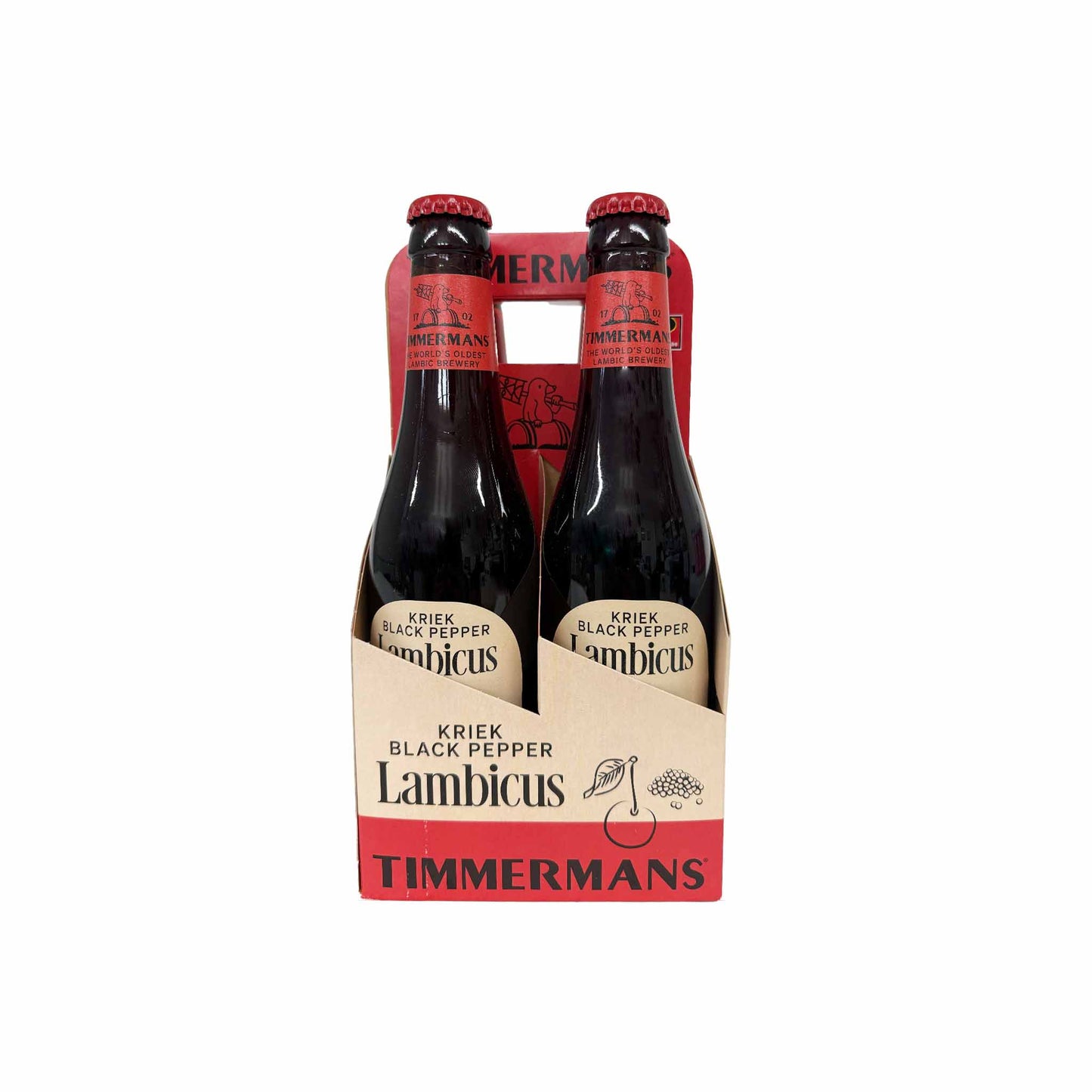 TIMMERMANS KRIEK BLACK PEPPER LAMBICUS ALE 11.2 FL OZ 4PACK