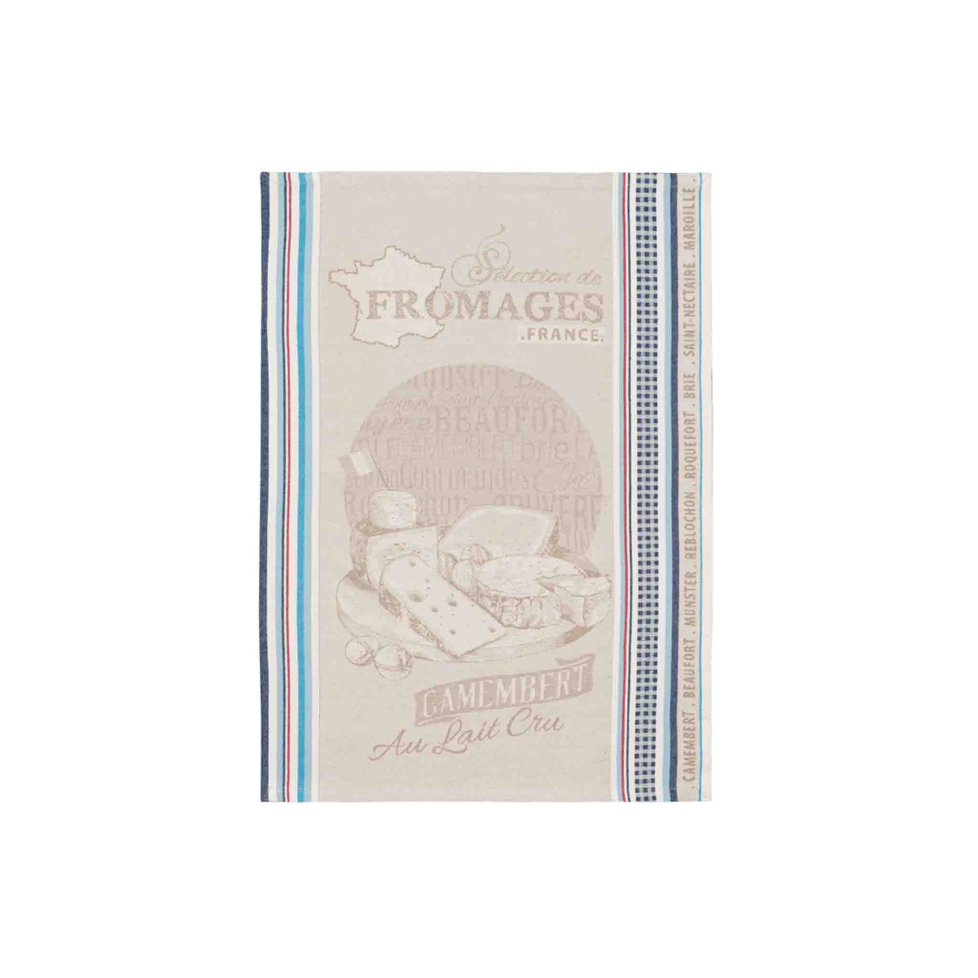 TISSUS TOSELLI JACQUARD TEA TOWEL CAMEMBERT – monsieur marcel
