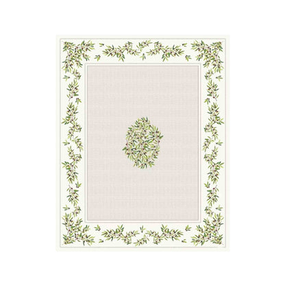 TISSUS TOSELLI NYONS COTTON TABLECLOTH - ECRU (61"X98")