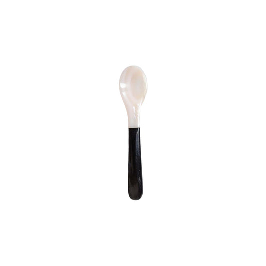 TONKIN BLAK HONG MEDIUM BLACK SEASHELL SPOON