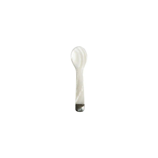 TONKIN XACU BLACK MOTHER OF PEARL SEASHELL SPOON