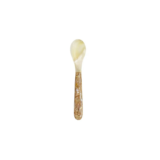 TONKIN YEL MOTHER OF PEARL SEASHELL SPOON