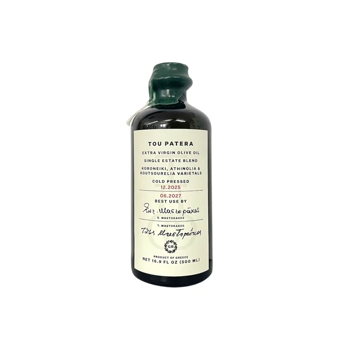 TOU PATERA EXTRA VIRGIN OLIVE OIL 500ml