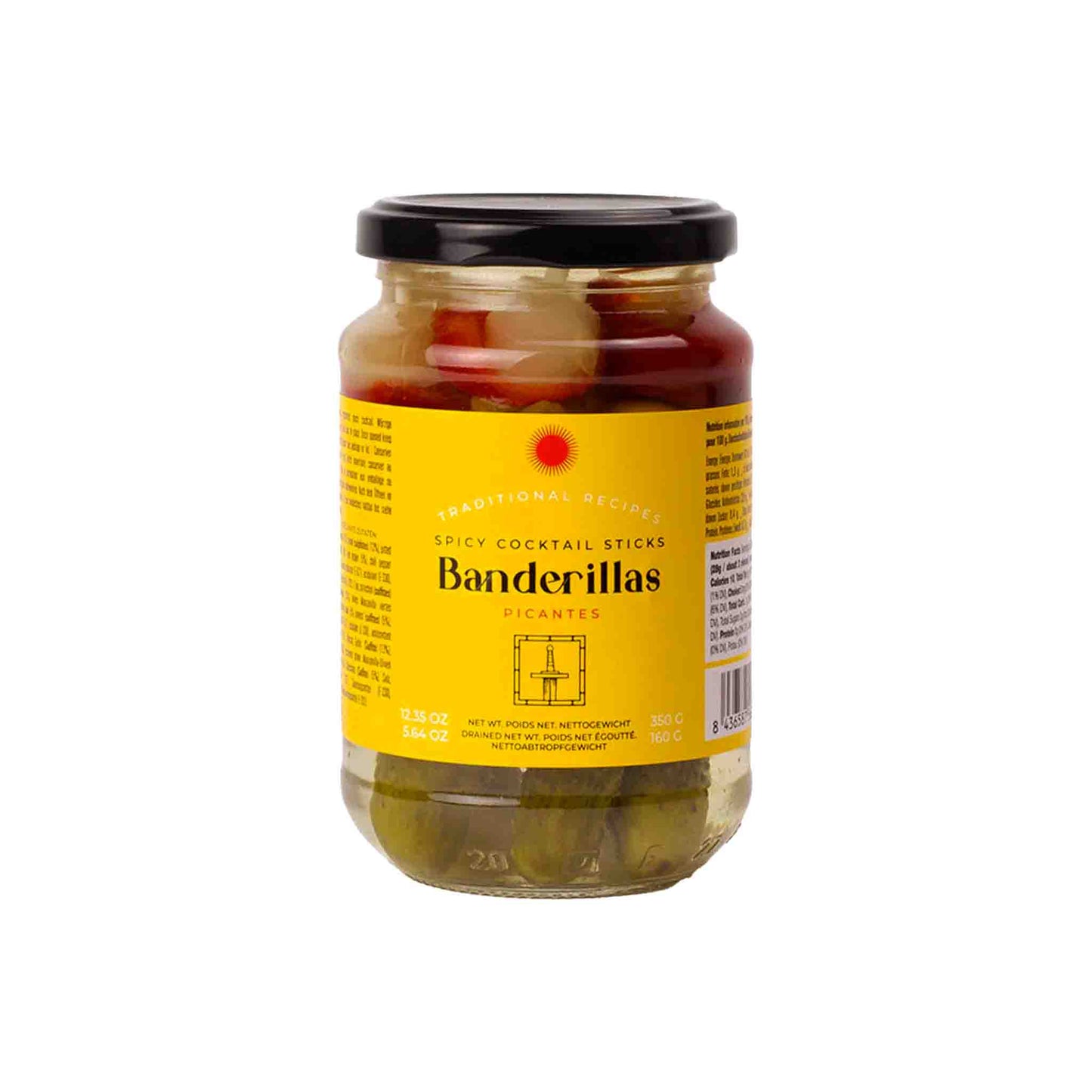 TRIANA OLIVAS BANDERILLAS PICANTES SPICY COCKTAIL STICKS 350g