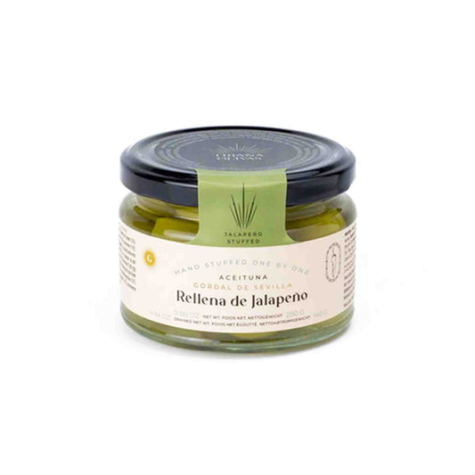 TRIANA OLIVAS JALAPENO STUFFED GREEN GORDAL OLIVES 280g