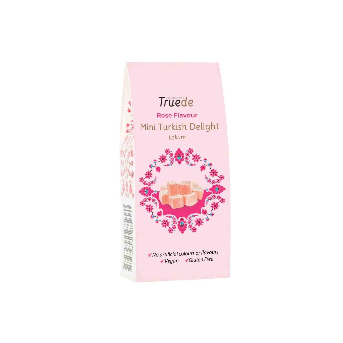 TRUEDE ROSE FLAVORED MINI TURKISH DELIGHT 300g