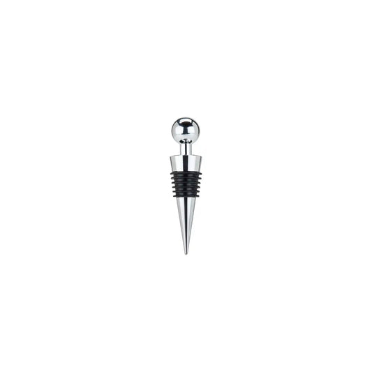 TRUE SPHERE CHROME FINISH BOTTLE STOPPER
