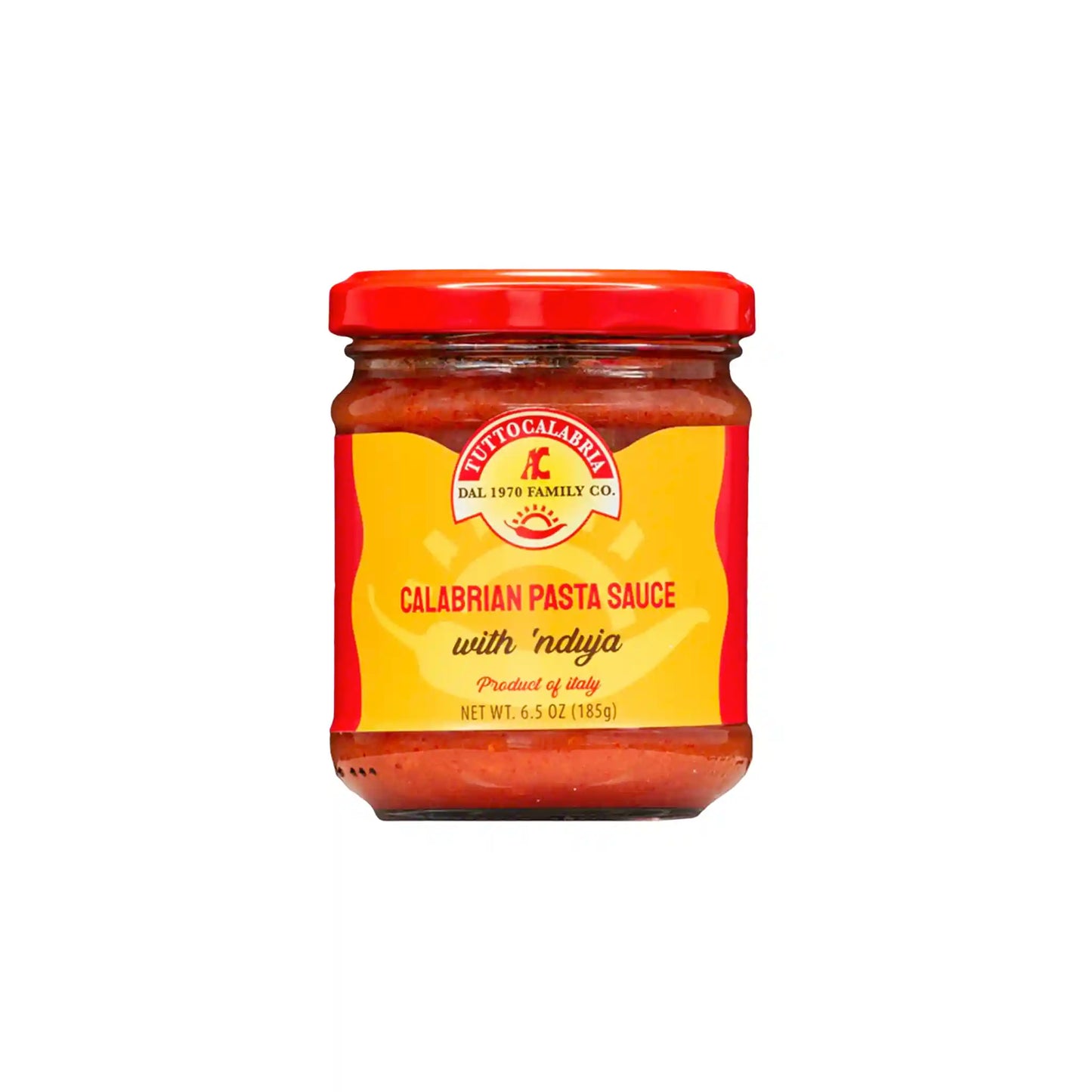 TUTTO CALABRIA CALABRIAN PASTA SAUCE WITH NDUJA SAUCE 185g