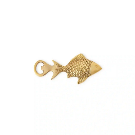 TWO'S COMPANY FISH SHAPED BOTTLE OPENER