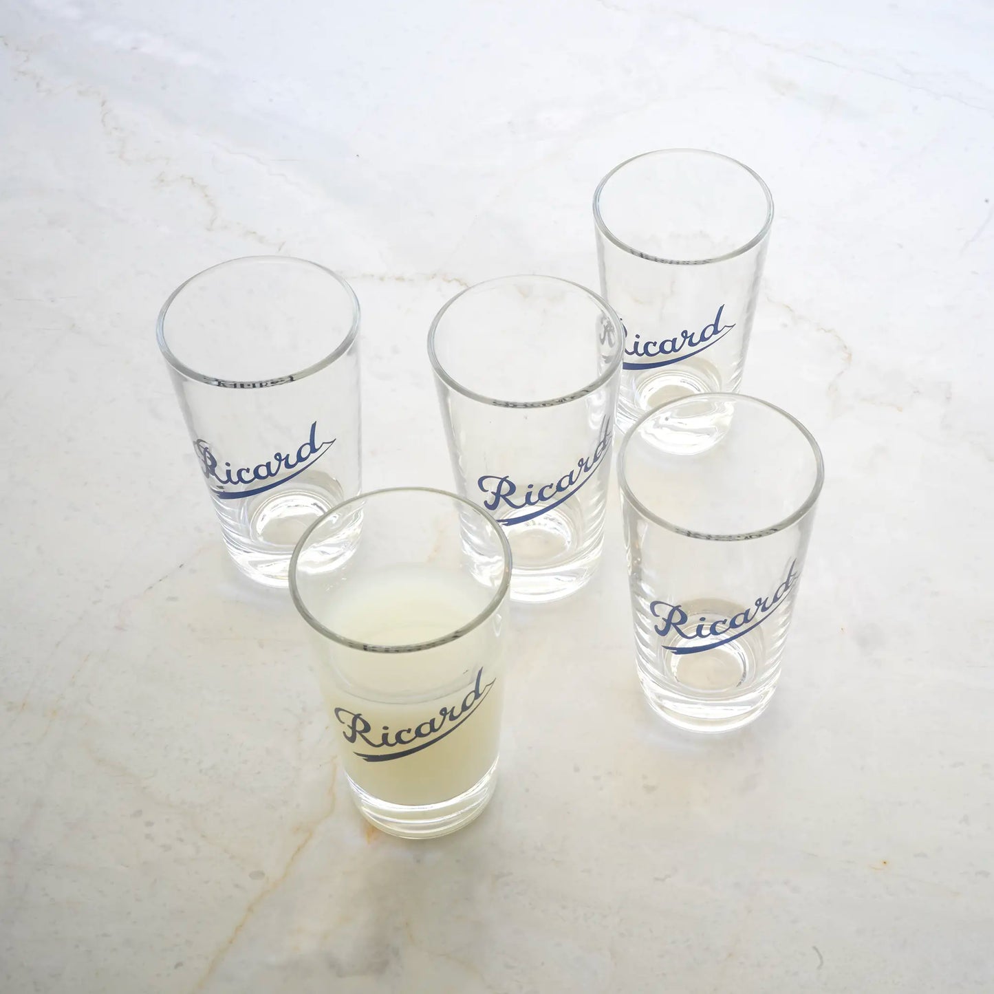 VINTAGE CURSIVE RICARD GLASS