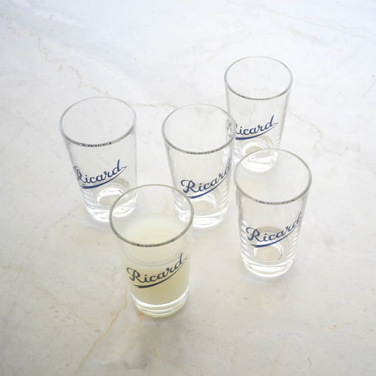 VINTAGE CURSIVE RICARD GLASS