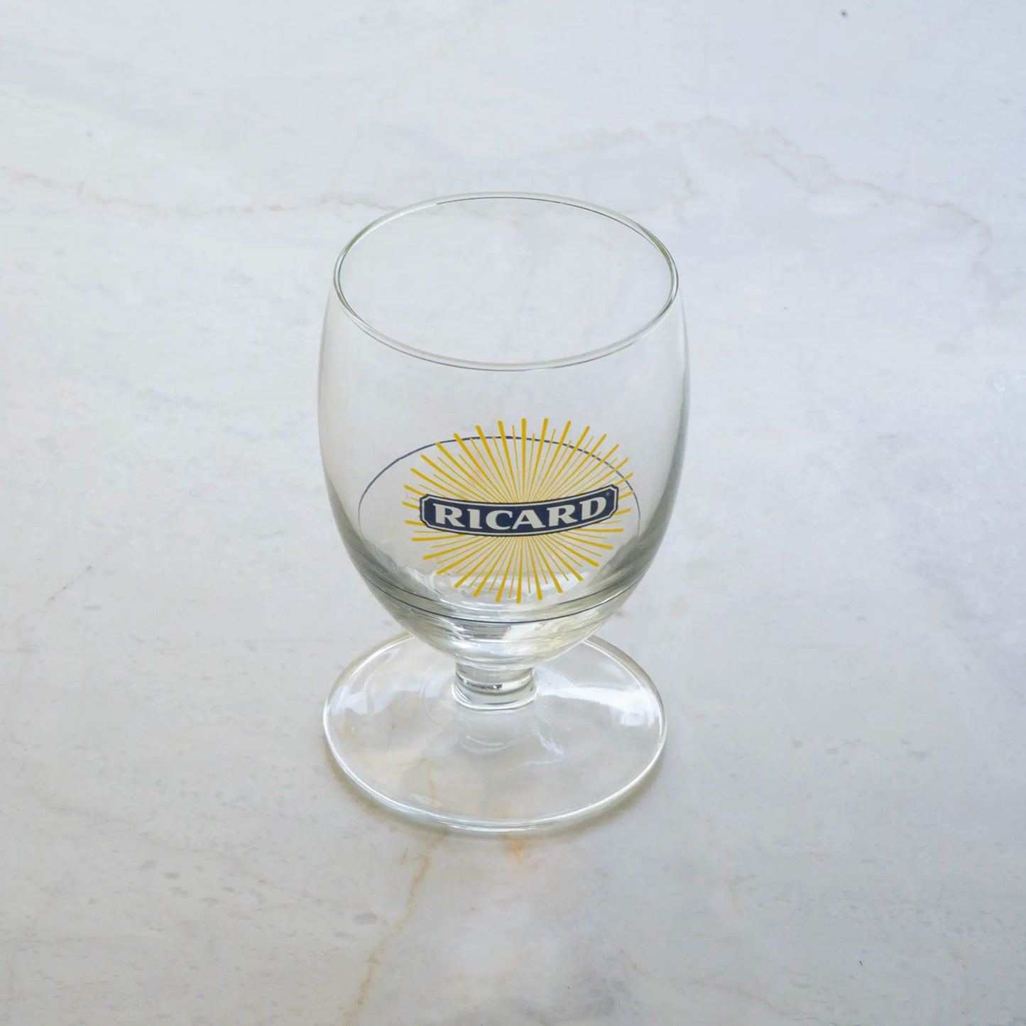 VINTAGE SUNBURST RICARD GLASS