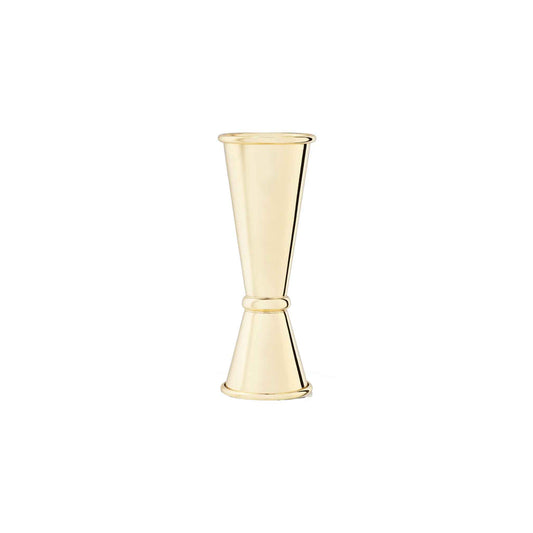 VISKI BELMONT LARGE GOLD PLATED JAPANESE STYLE MAKOTO JIGGER