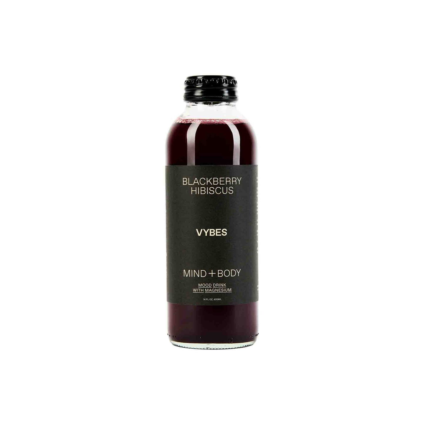 VYBES BLACKBERRY HIBISCUS MOOD DRINK 14oz