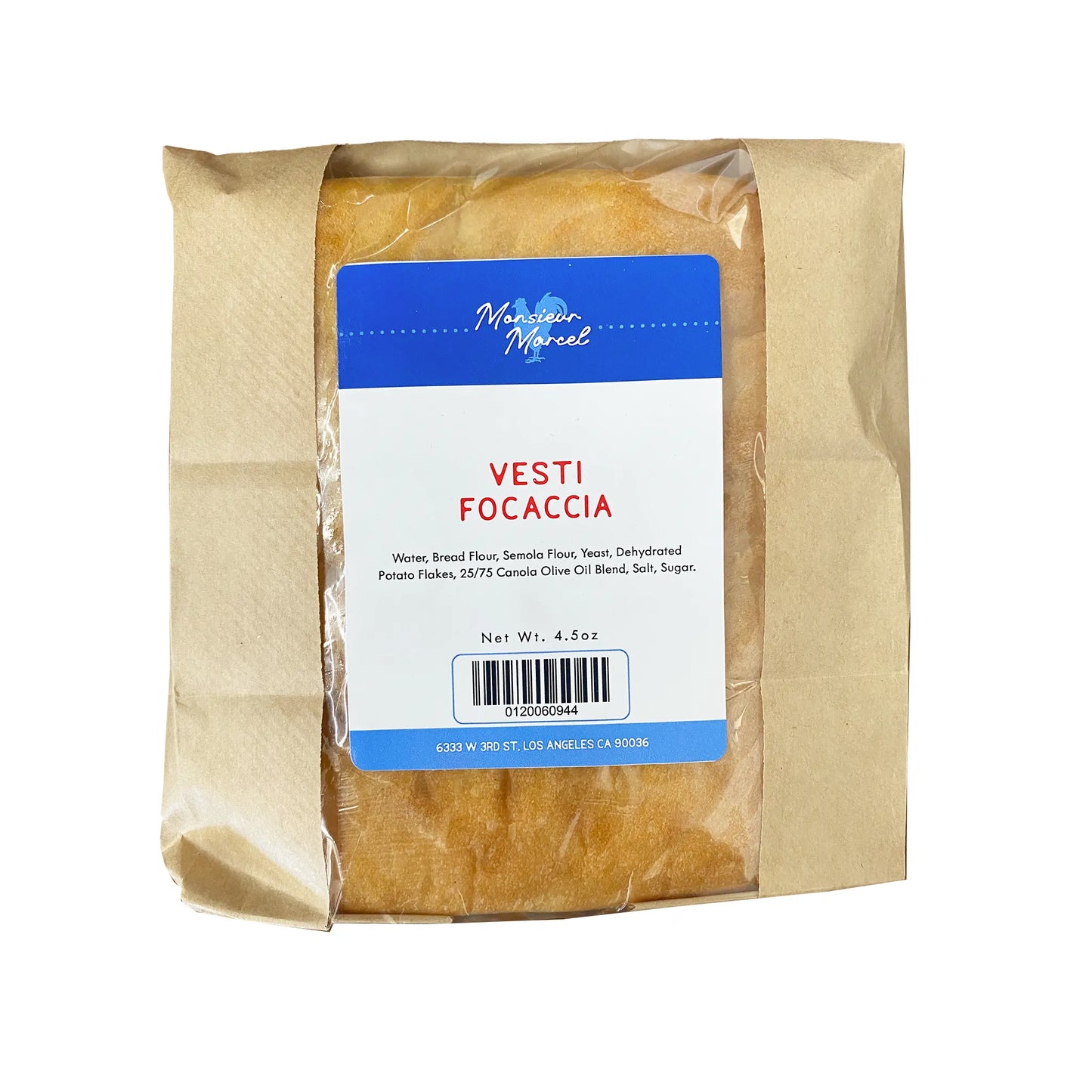 VESTI FOCACCIA 4.5oz