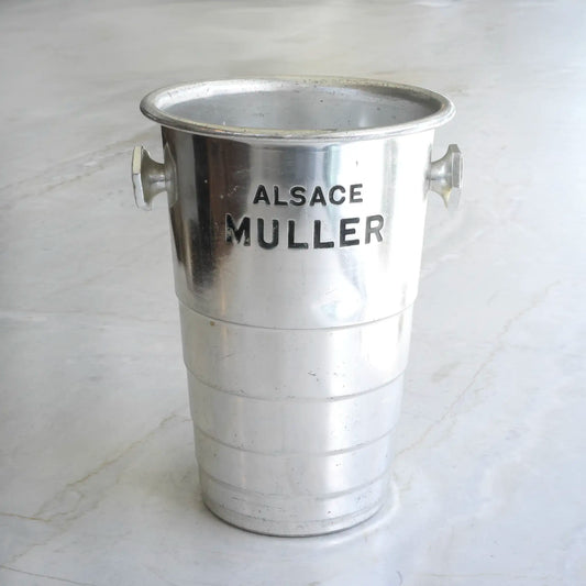 VINTAGE CHAMPAGNE BUCKET - "ALSACE MULLER"