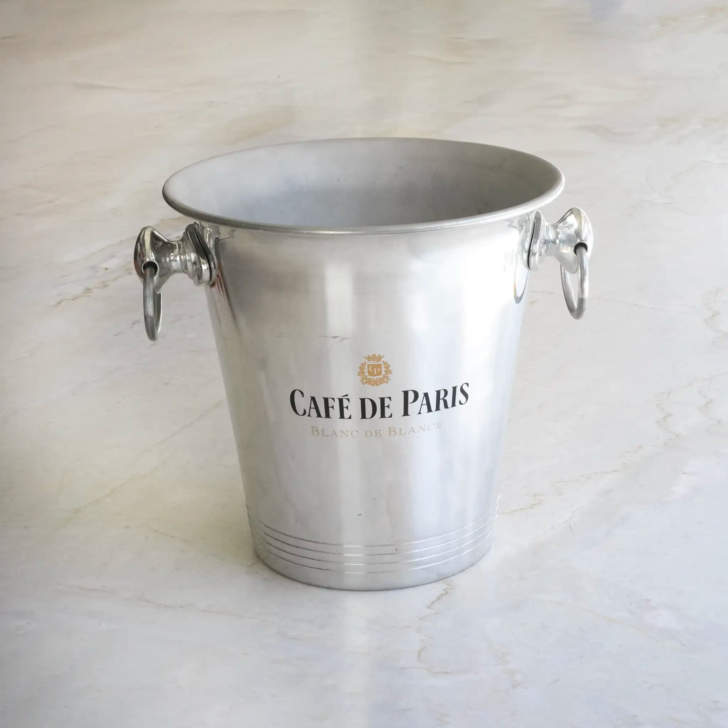 VINTAGE CHAMPAGNE BUCKET - "CAFE DE PARIS"
