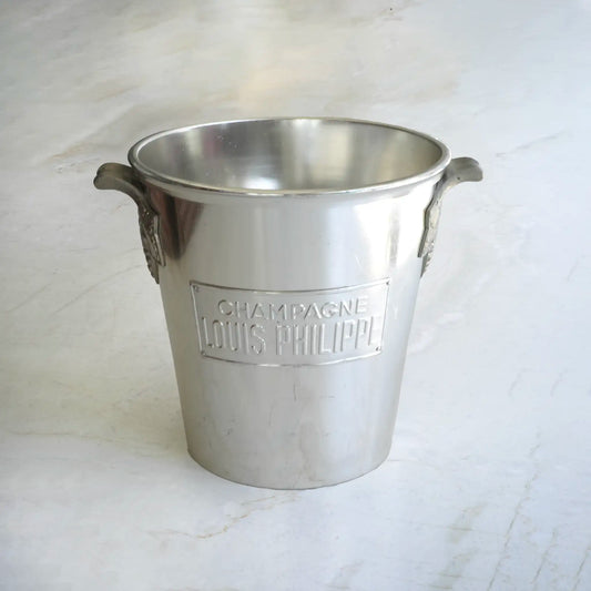 VINTAGE CHAMPAGNE BUCKET - SILVER PLATED "LOUIS PHILIPPE"