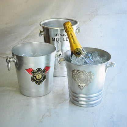VINTAGE CHAMPAGNE BUCKET - "MARCEL POUSSIN"